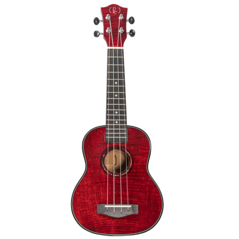 BONES SP600S-RD Ukelele Soprano Arce Rojo Brillo