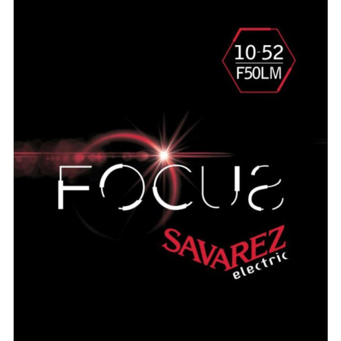 SAVAREZ FOCUS F50LM Juego Cuerdas Guitarra Eléctrica 010-052