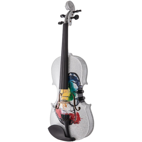 KINGLOS YSDS-N302 Violín Electrificado 4/4 Decorado