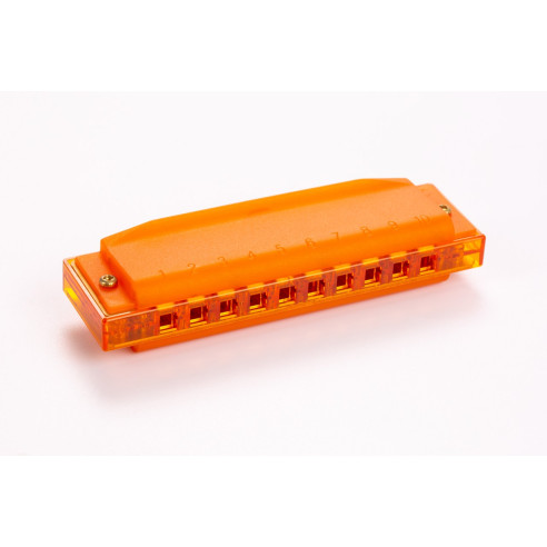 HOHNER TRANSLUCENT HARP NARANJA DO (C) Armónica Diatónica