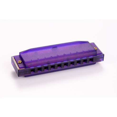 HOHNER TRANSLUCENT HARP VIOLETA DO (C) Armónica Diatónica