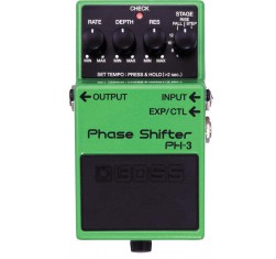 Pedal Boss PH-3 Phase Shifter con efectos phaser clásicos de BOSS
