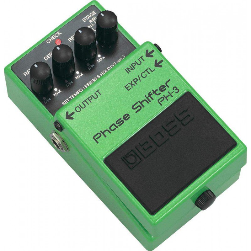 Pedal Boss PH-3 Phase Shifter con efectos phaser clásicos de BOSS