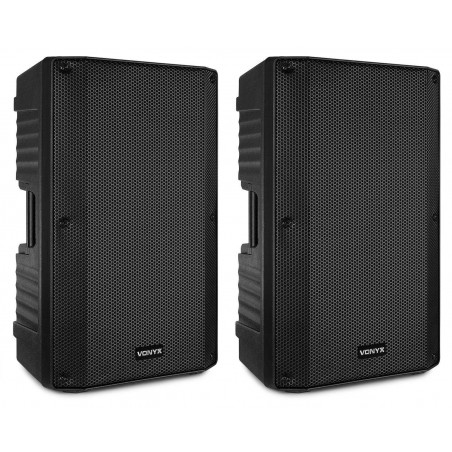 VONYX VSS150S Conjunto de 2 altavoces autoamplificados 15" 1000 W
