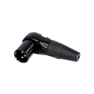 CONECTOR XLR 3P MACHO ACODADO RC3MR-BAG-D (B100) 2