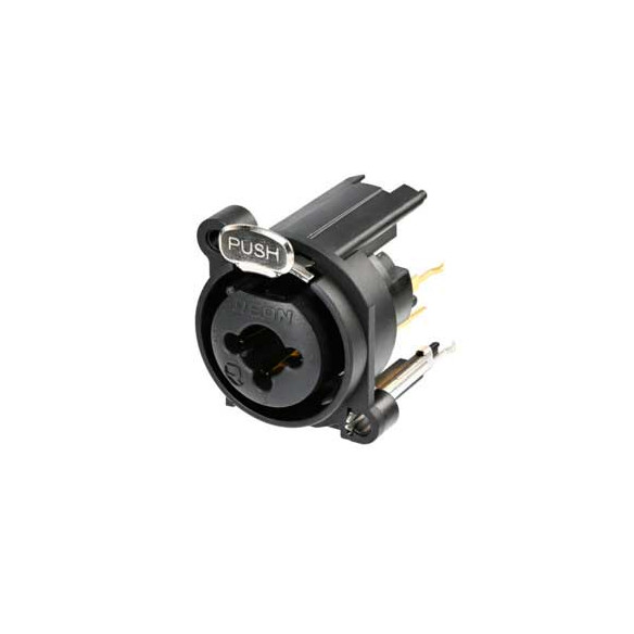 CON.- COMB XLR 3P CHAS.HEMB. VERT. RCJ9FA-V (B100)