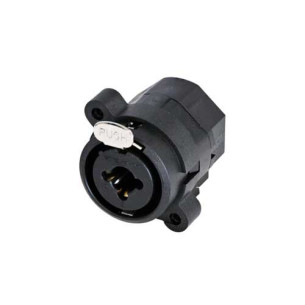 CON.- COMB XLR 3P CHAS. HEMB.VERT. RCJ9FI-V (B100) 2