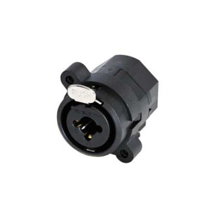 CON.- COMB XLR 3P CHAS. HEMB.VERT. RCJ6FI-V (B100) 2