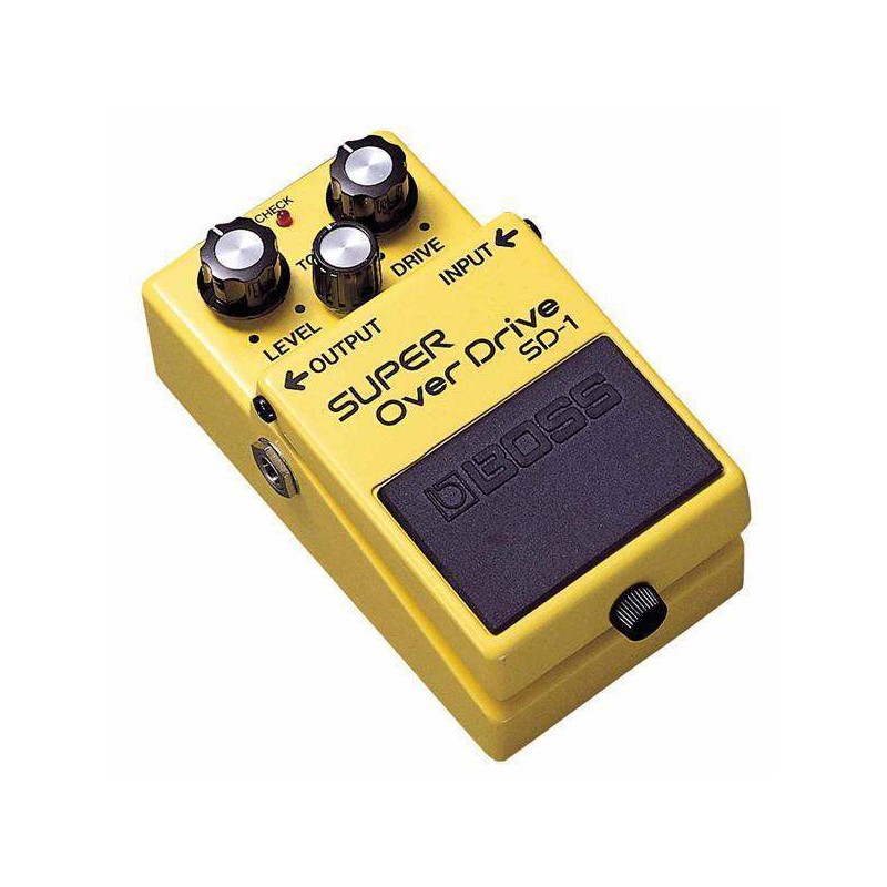 Pedal SD-1 Super Overdrive, un pedal que nos da unos sonidos calidos de saturación de válvulas.