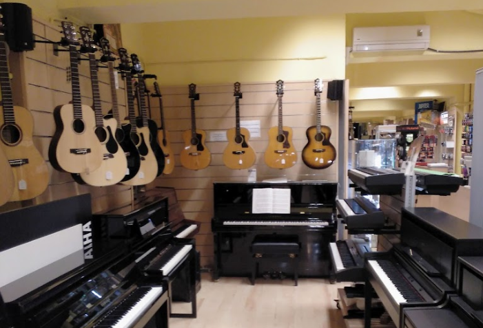 Tienda de guitarras en Terrassa